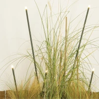 Outdoor Garden Spike Light, Dark Brown - Image 3