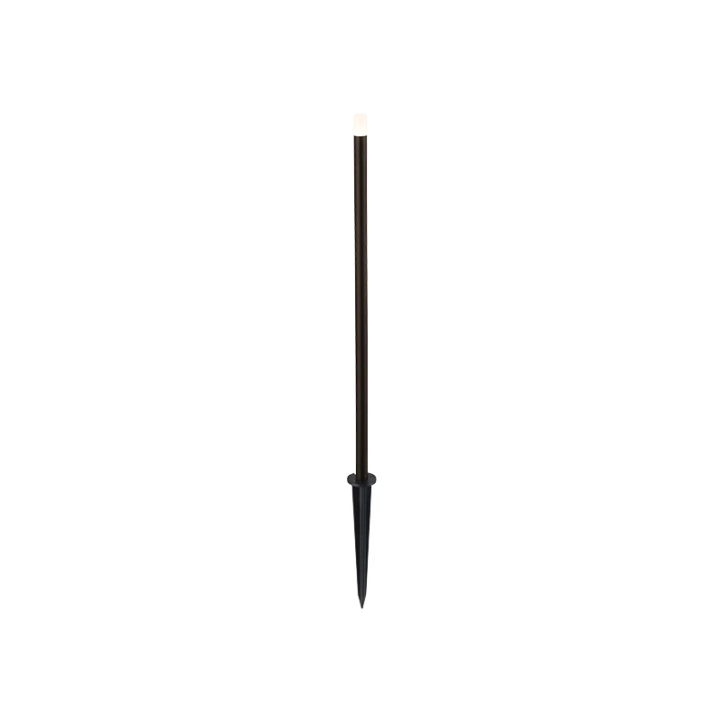 Outdoor Garden Spike Light, Dark Brown