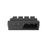 Outdoor Recessed LED Ceiling Light 12W 3000K IP65 Matt Black - Image 2