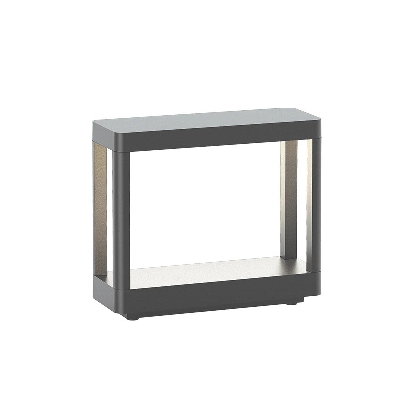 Outdoor LED Bollard Light 8W 3000K IP65 Graphite