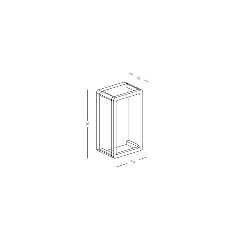 Graphite Outdoor LED Wall Light