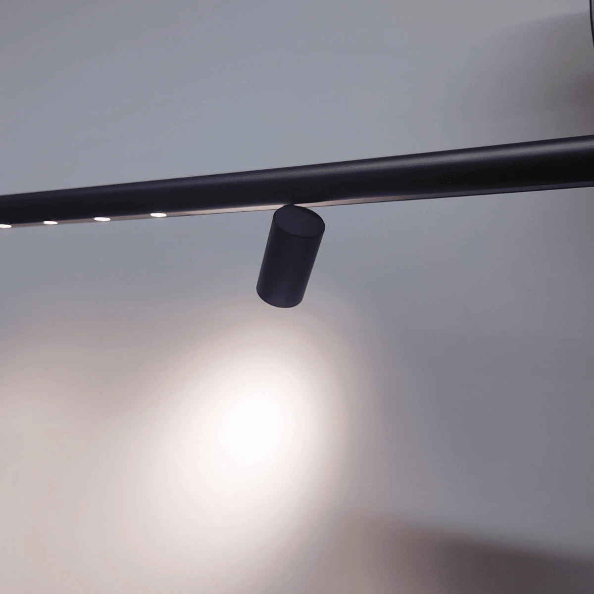 Magnetic LED Spotlight 5W 3000K DALI Dimmable, Sandy Black