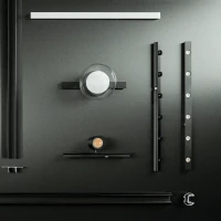 Magnetic LED Spotlight 5W 3000K DALI Dimmable, Sandy Black - Image 4