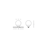 Magnetic Globe LED Luminaire 3W 3000K Black - Image 3