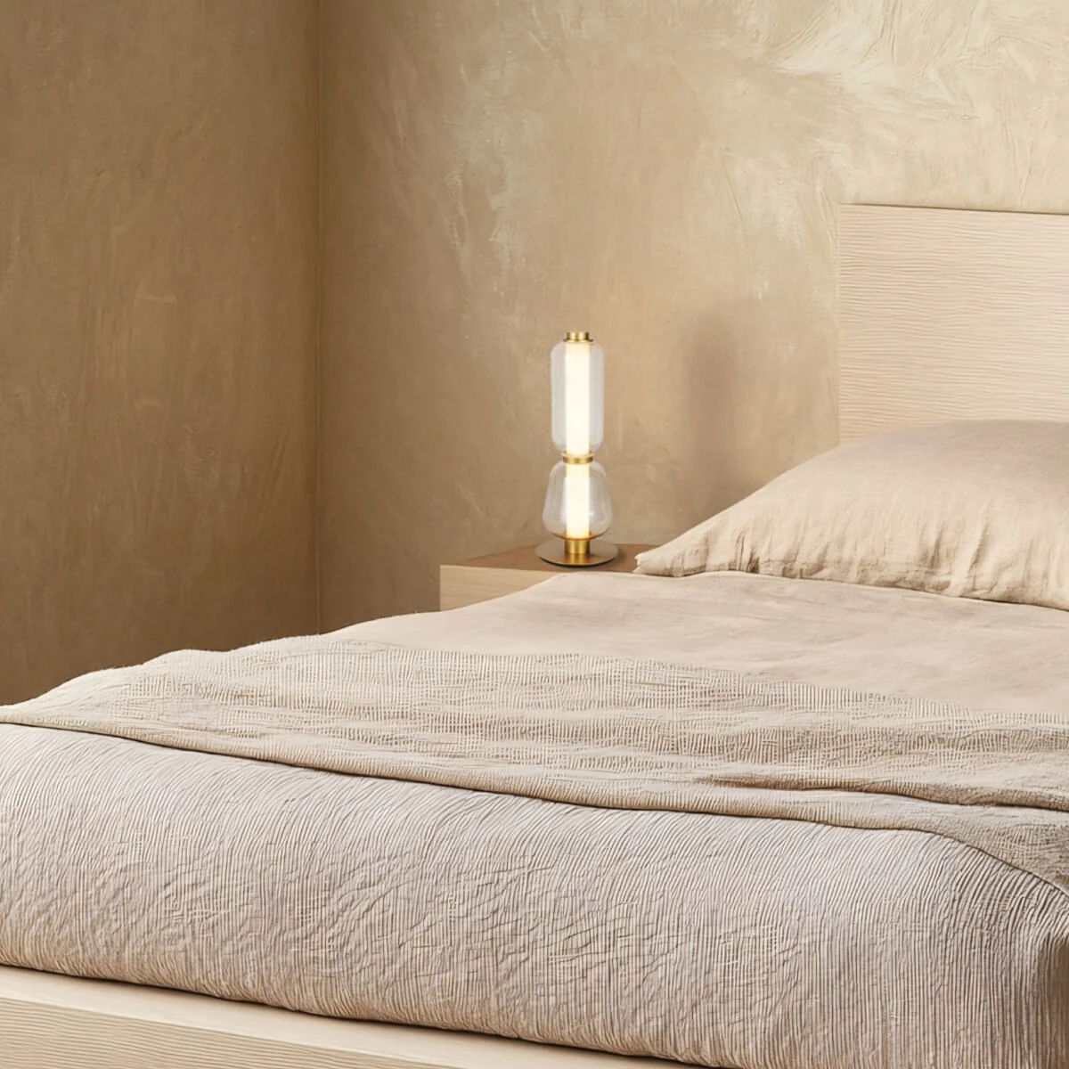 Gold Champagne Glass Portable LED Light