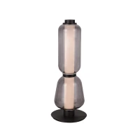 Portable LED Light Black Matt with Smoked Glass - Image 1