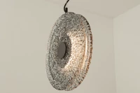 LED Pakabinamas Šviestuvas, Tonuoto Stiklo, Matinė Juoda - Nuotrauka 4