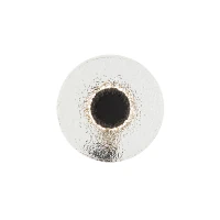Round LED Wall Light with Textured Glass - Image 2