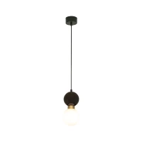 Black Marble & Brass Pendant Light - Image 2
