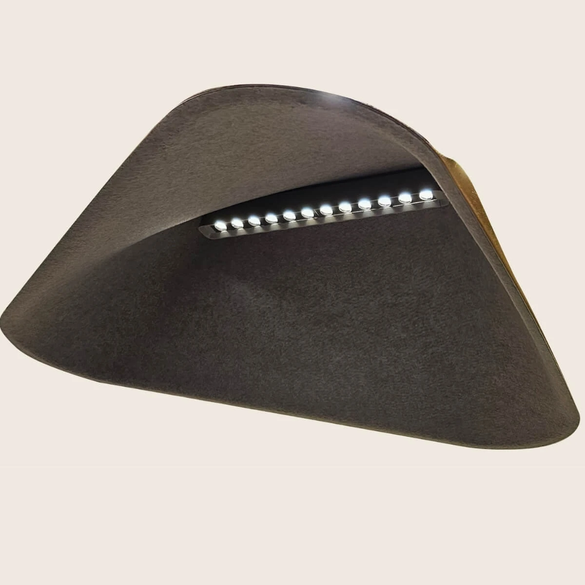 Acoustic Panel LED Pendant Light Brown-Grey 8W 3000K