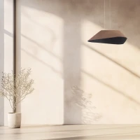Acoustic Panel LED Pendant Light Brown-Grey 8W 3000K - Image 1