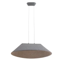 Grey Acoustic LED Pendant Light, Dimmable, 75cm - Image 2