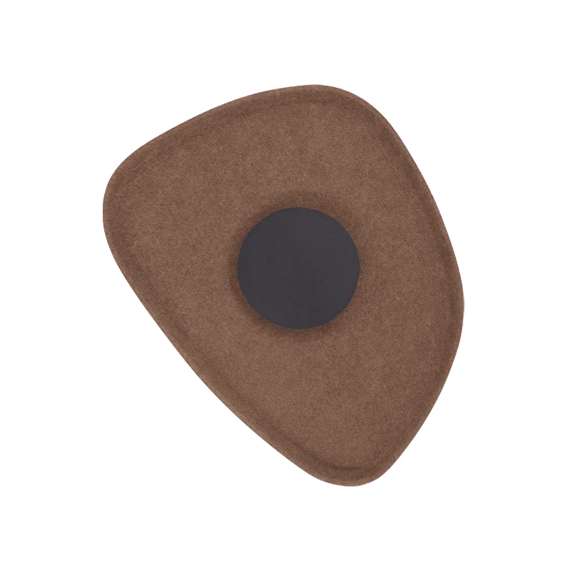 Acoustic LED Wall Sconce, Brown-Black