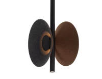 Acoustic Panel LED Pendant Light, Brown & Grey - Image 5