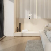 Sleek Black LED Pendant Light with Opal Glass - Image 3