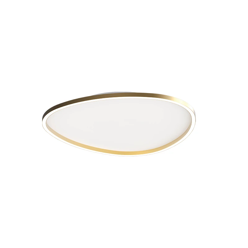 LED Lubinis Šviestuvas Aukso Matinis Ovalo Formos, 59cm