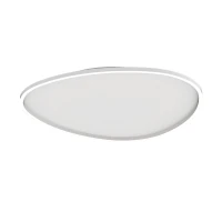 LED Oval Ceiling Light 58W 3000K White Dimmable - Image 1