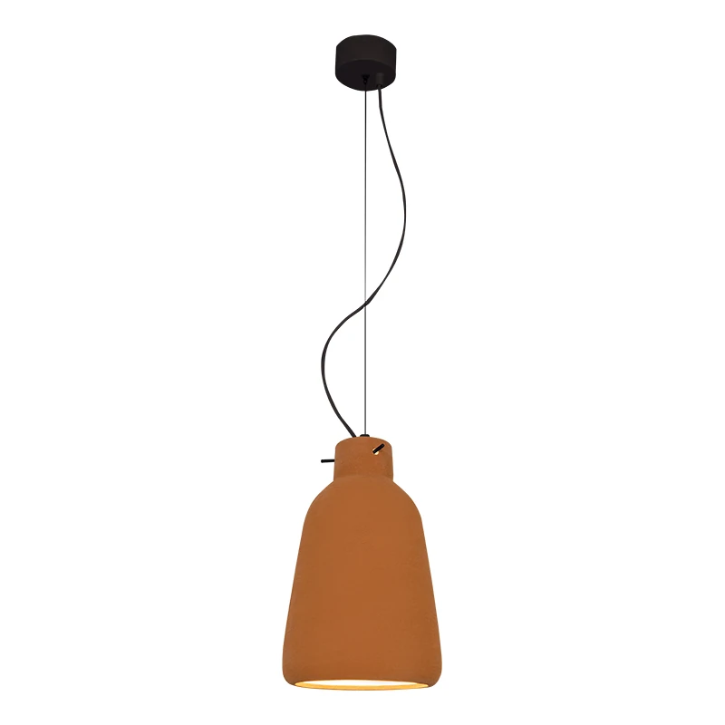 E27 Pakabinamas šviestuvas Ø18 cm – natūralus molis