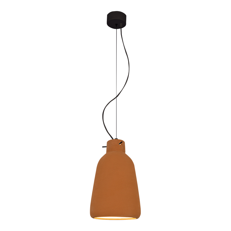 E27 Pakabinamas šviestuvas Ø18 cm – natūralus molis
