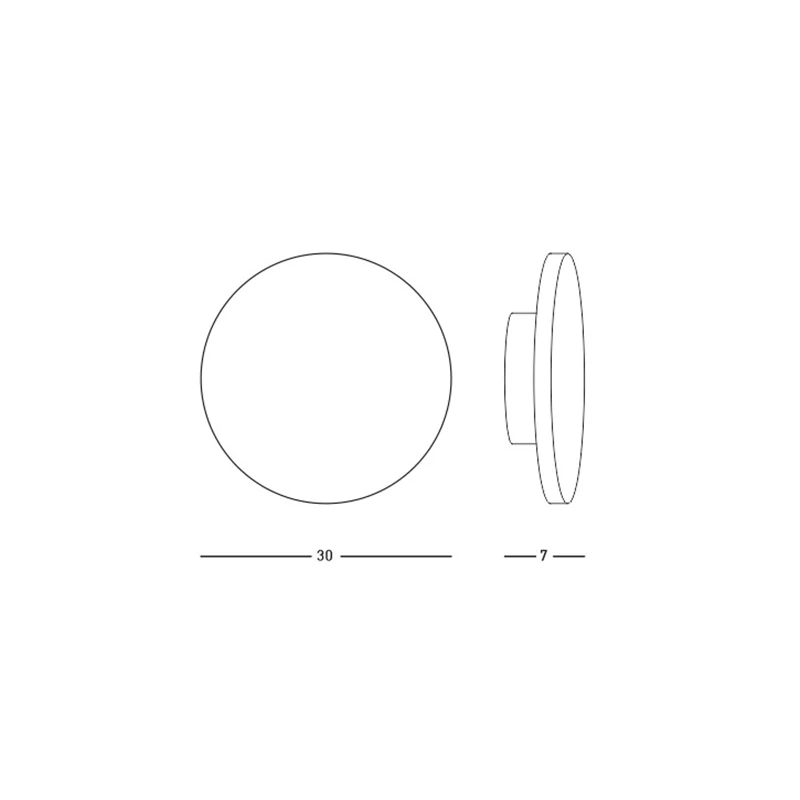 Grey Volcano Acoustic LED Wall Light, 10W 3000K