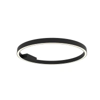 Round Black Matt Dimmable LED Ceiling Light - Image 2