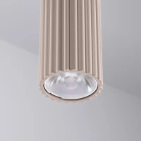 Lubinis LED šviestuvas 8W – cilindrinis, pilkai ruda, DALI/Mygtukinis reguliavimas - Nuotrauka 4