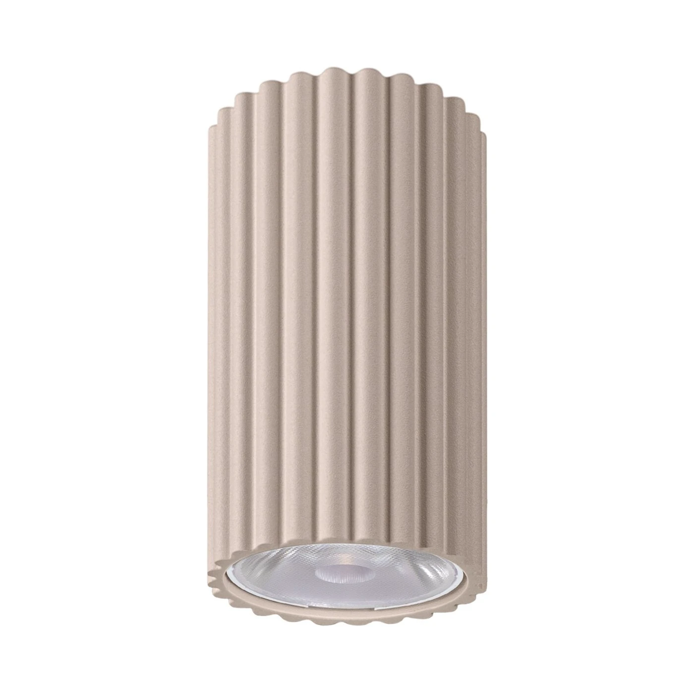 Lubinis LED šviestuvas 8W – cilindrinis, pilkai ruda, DALI/Mygtukinis reguliavimas