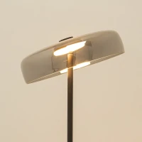 Modernus LED Toršeras su Tonuotu Stiklu, Juodas Matinis - Nuotrauka 4
