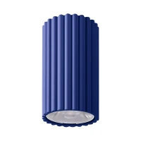Ceiling light 8W – cylindrical, ultramarine, DALI/PUSH DIMM