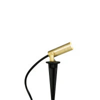 Natural Brass Outdoor LED Spike Light - Image 2