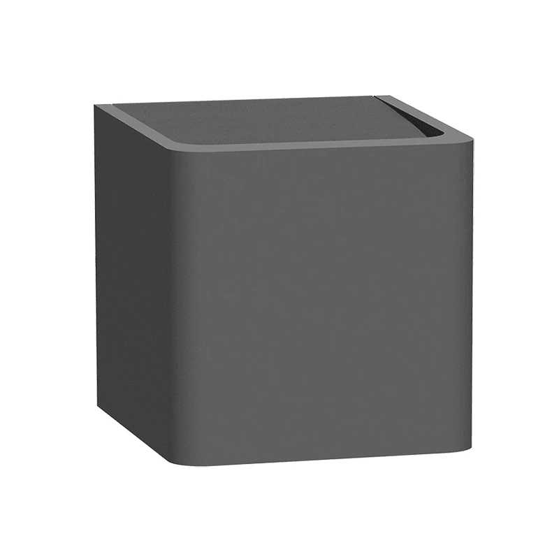 Graphite Outdoor Up-Lighting Wall Light, Integrated LED