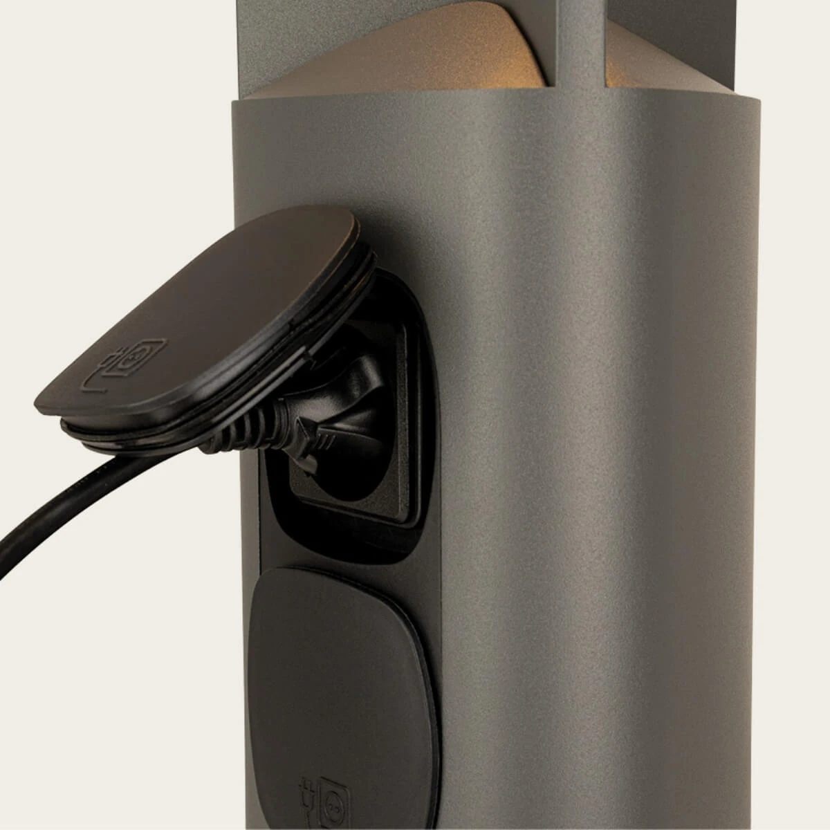 Graphite Outdoor LED Bollard Light 7W 3000K IP54
