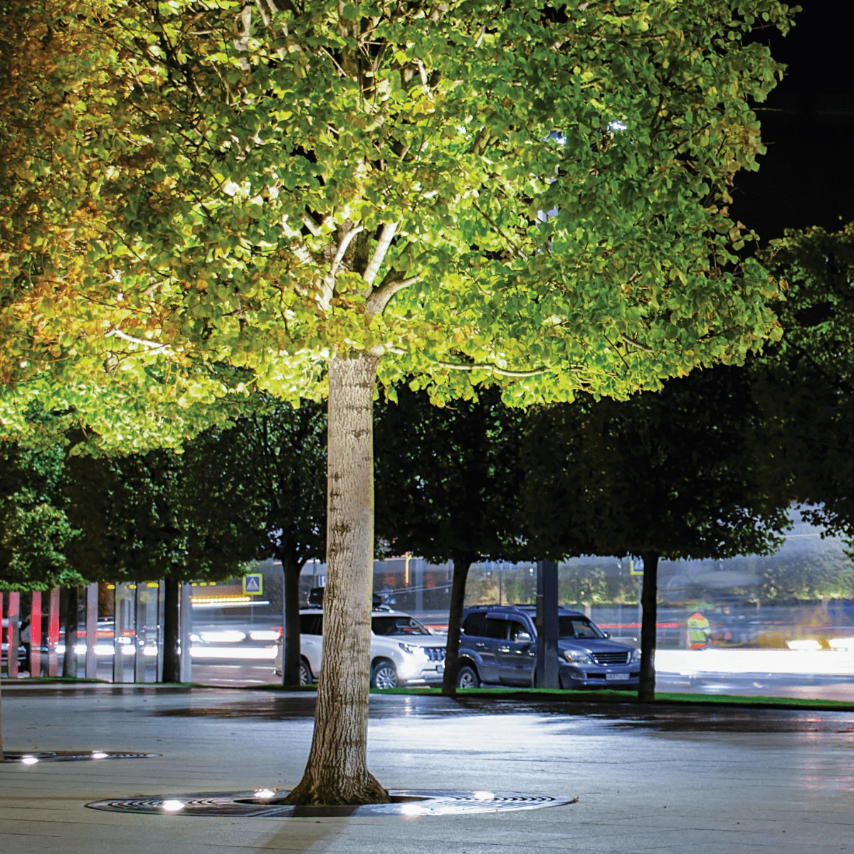 Outdoor Round Recessed LED Ground Light, 7W, 3000K, IP66, Stainless Steel
