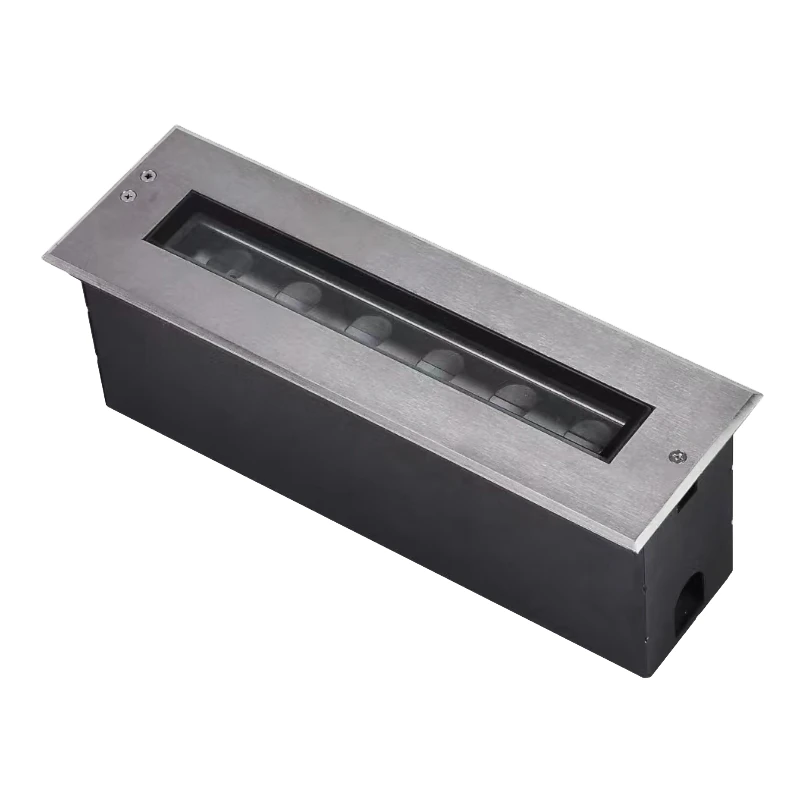 Outdoor Linear In-Ground LED Light 9W 3000K IP67 Stainless Steel