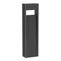 Outdoor LED Bollard Light, Graphite Grey - Image 2