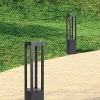 Outdoor LED Bollard Light 60cm Graphite 7W - Image 1