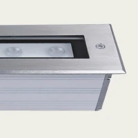 Linear Recessed LED In-Ground Light 9W 3000K IP67, Stainless Steel - Image 3