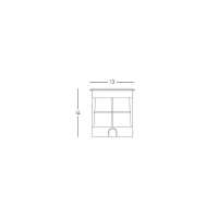 Outdoor In-Ground LED Light, Square, Stainless Steel, 7W 3000K - Image 2