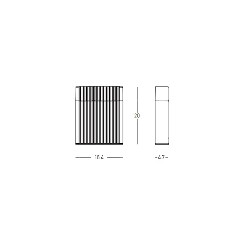 Graphite Outdoor LED Wall Light, IP65