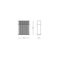 Graphite Outdoor LED Wall Light, IP65 - Image 4