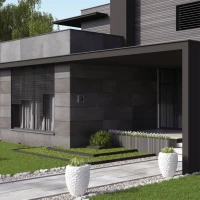 Graphite Outdoor LED Wall Light, IP65 - Image 1