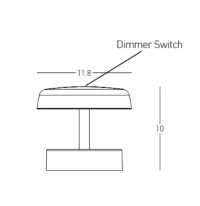 Portable LED Table Lamp with Step Dimming, IP44 - Image 3