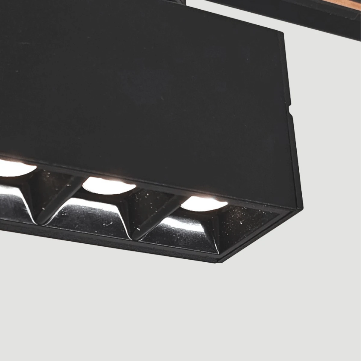 Tiesinis magnetinis LED bėginis šviestuvas 10W, 3000K, Juodas