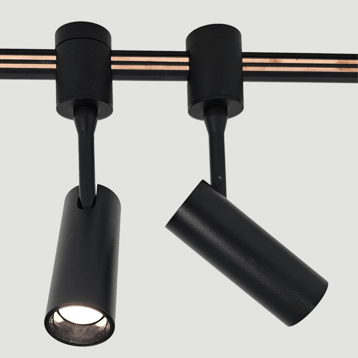 LED Track Spotlight 10cm, 5W 3000K, Sandy Black
