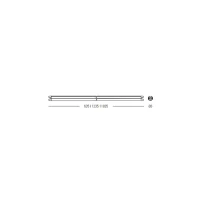 Magnetinis LED linijinis šviestuvas 12W 3000K matinis juodas - Nuotrauka 2
