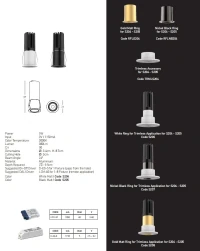 Recessed LED Spot Trimless, Nickel Black Ring - Image 3