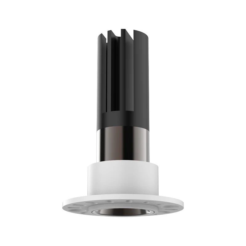 Recessed LED Spot Trimless, Nickel Black Ring