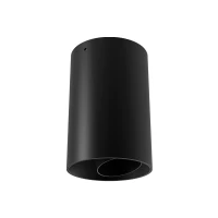 Matt Black Cylindrical LED Ceiling Light, 10W 3000K - Image 2