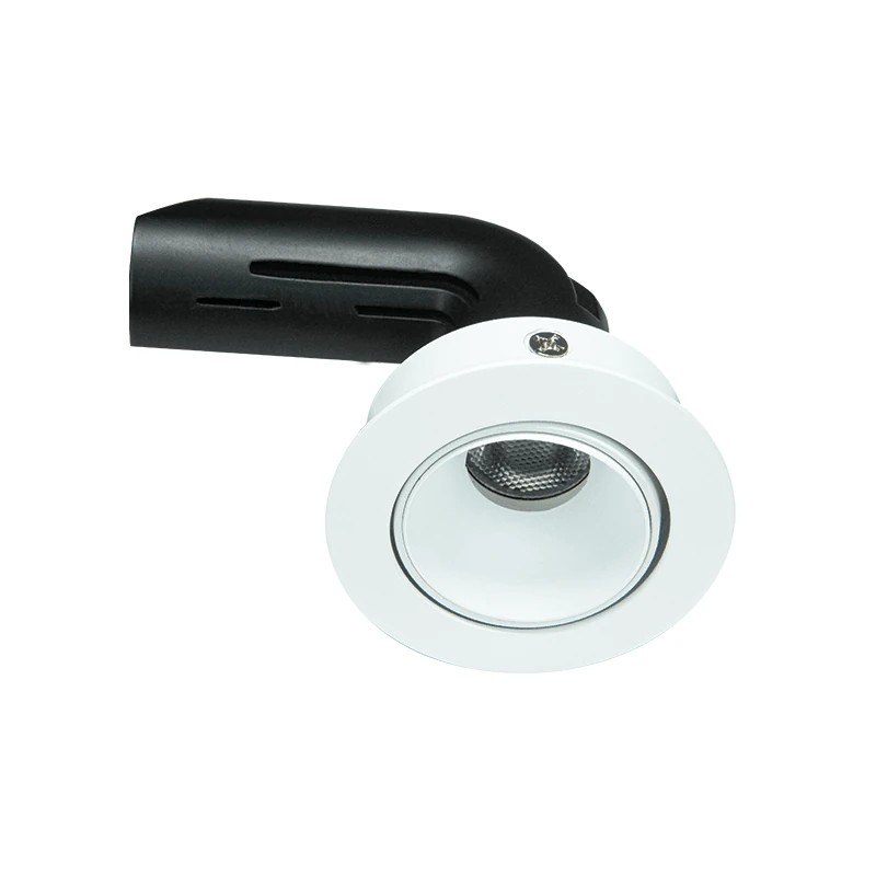 Recessed Adjustable LED Spotlight, White Matt, 2700K