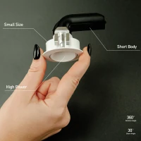 Compact Adjustable Recessed LED Spot, White Matt, 3000K - Image 2